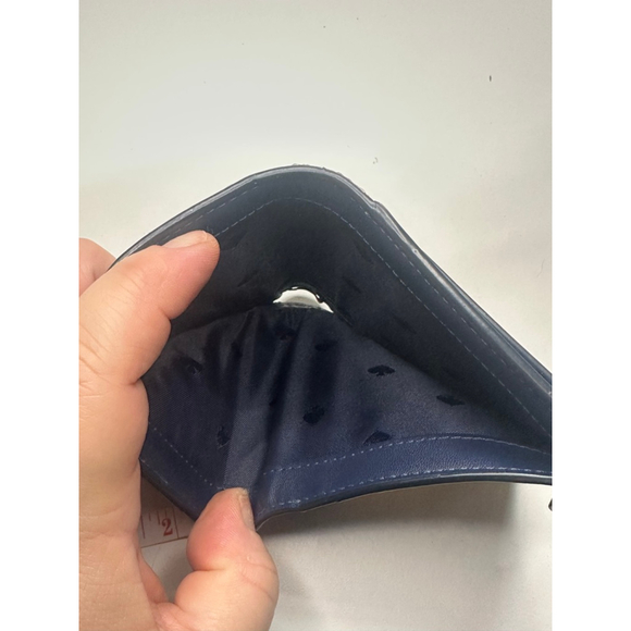 Women's Kate Spade Blue Floral Bifold Wallet One Size - Picture 7 of 10